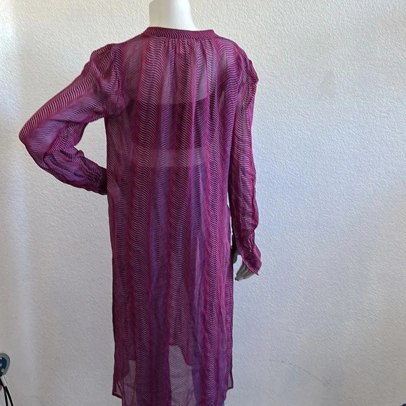 Maeve by Anthropologie Imogen Sheer Tunic size 4 - Picture 12 of 13